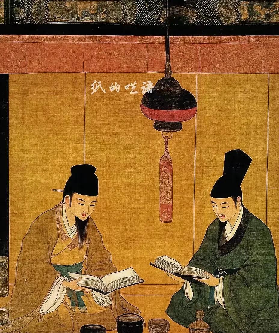 两个书生赶考，夜宿古庙，晚上没事一起读《荆轲传》，读到樊于期自杀处，甲冷笑道：这