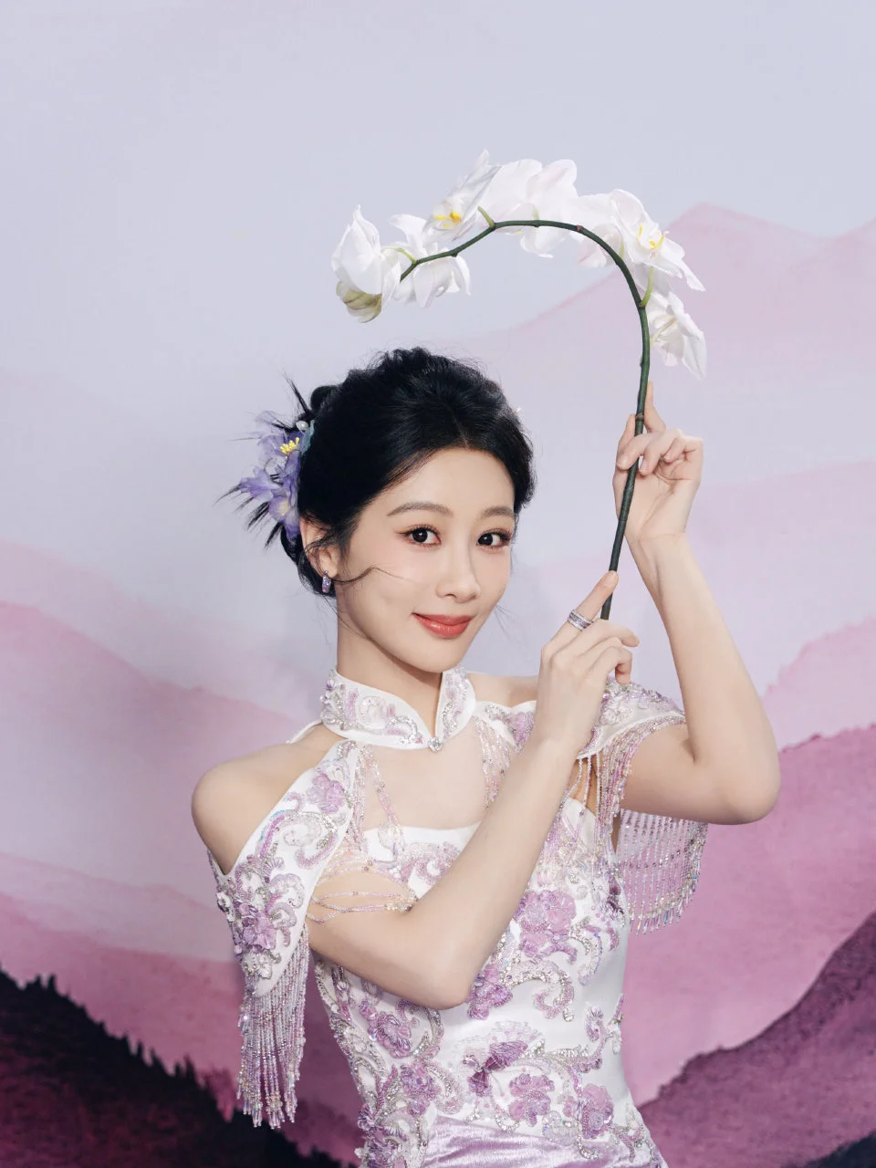 给杨紫做的新中式盘发造型