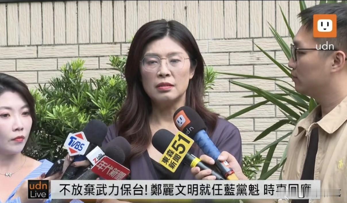 “不放弃武力保台”,郑丽文最新表态令人大跌眼镜。不过这突显郑丽文开始要讨好岛