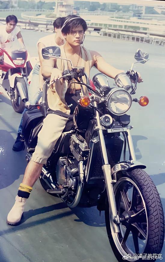 郭富城早年拍摄的光阳机车广告，结果让他在1990年一炮而红