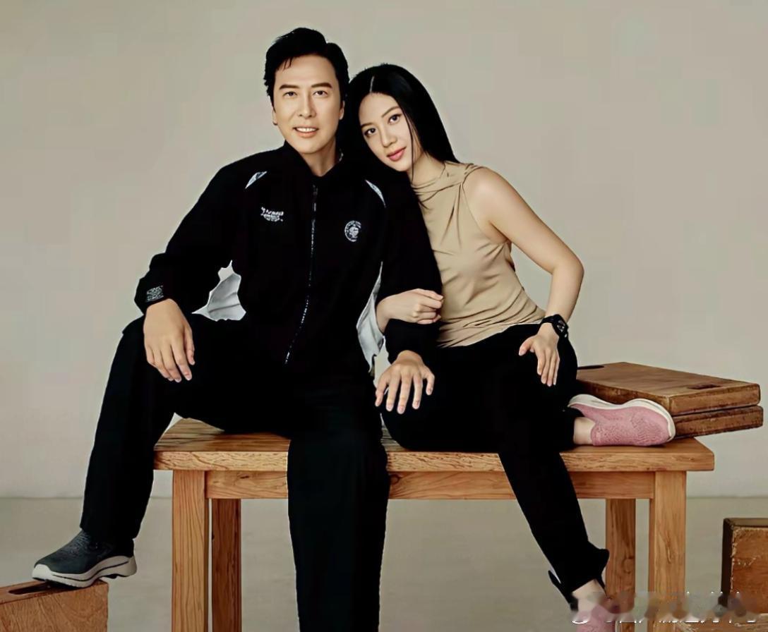 甄子丹和女儿。