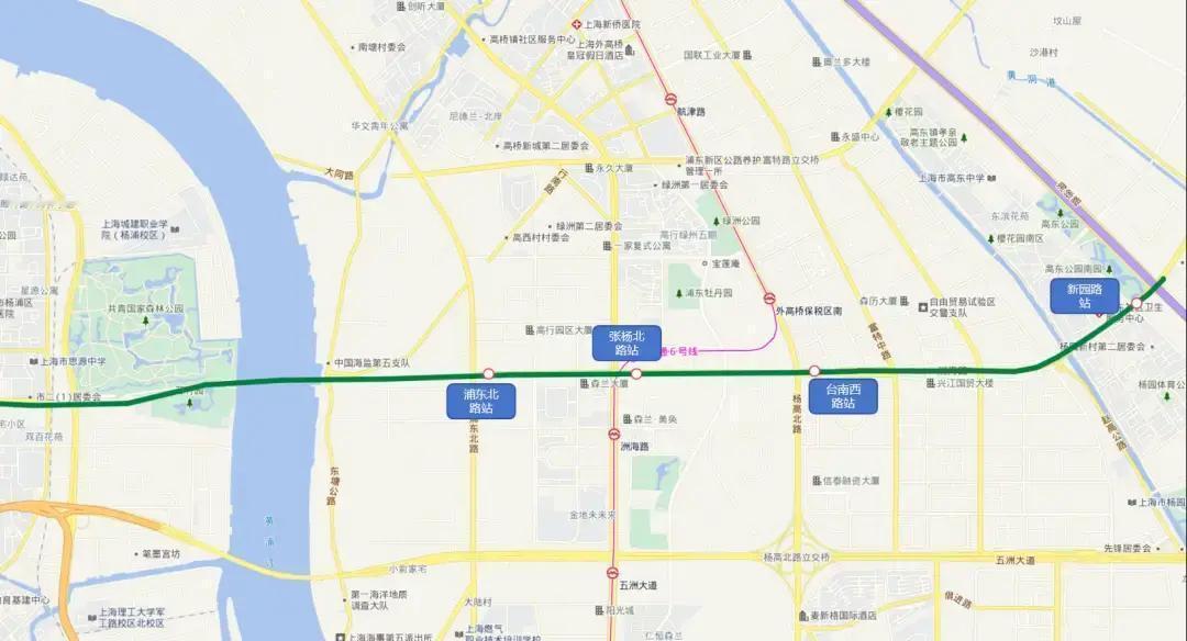 上海地铁20号线东段及东延伸部分终于动起来了！从2024年12月30日张杨北路站