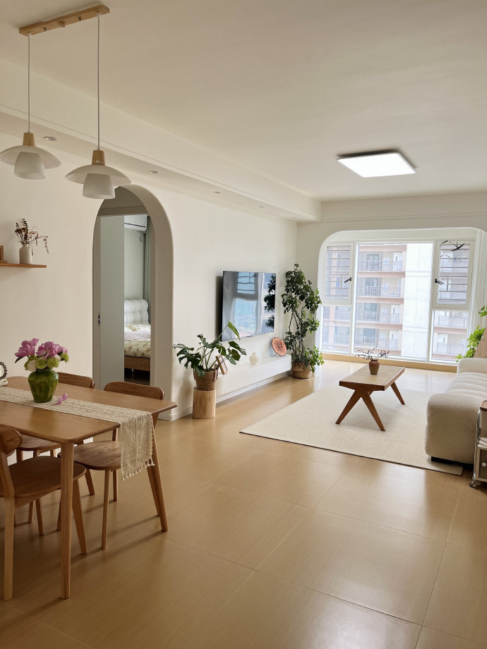 16万装室内90平原木风…给大家参考