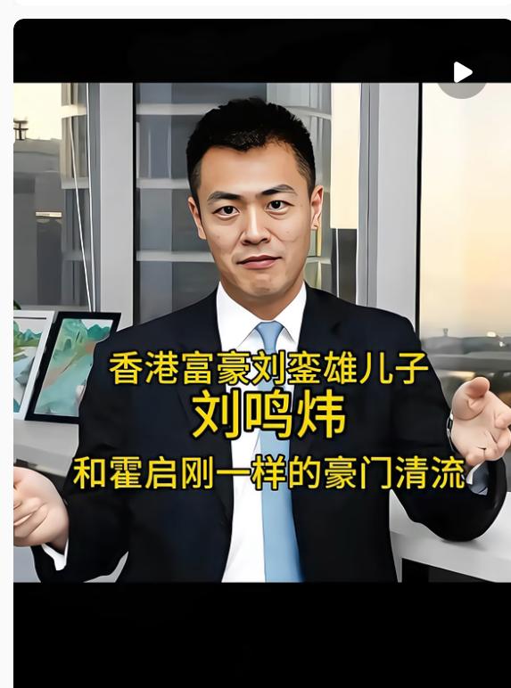 你们有没有这种预感？刘鸣炜以后不会再回香港商圈当那个继承人了，因为我翻了翻他