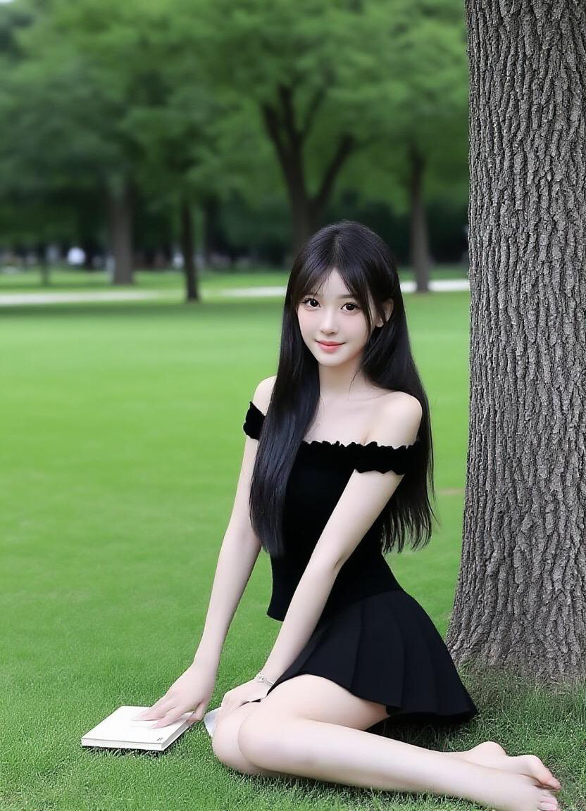 草地如茵，树影婆娑，独享这静谧。