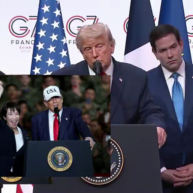 记者：您是否要求其他G7国家派遣军事力量，具体要求日本做什么？特朗普：你来自哪