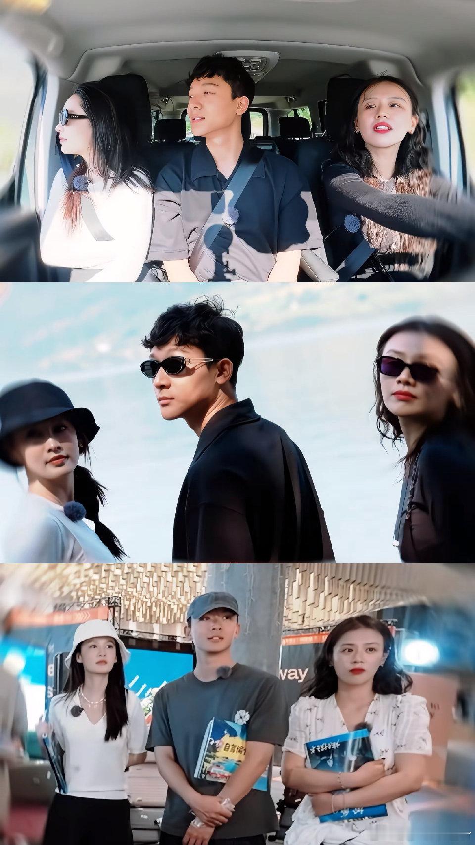 马思纯没有欲望的人都开心花儿与少年挪威自驾太惬意☁️！三人沉浸式赏景聊天，幻想