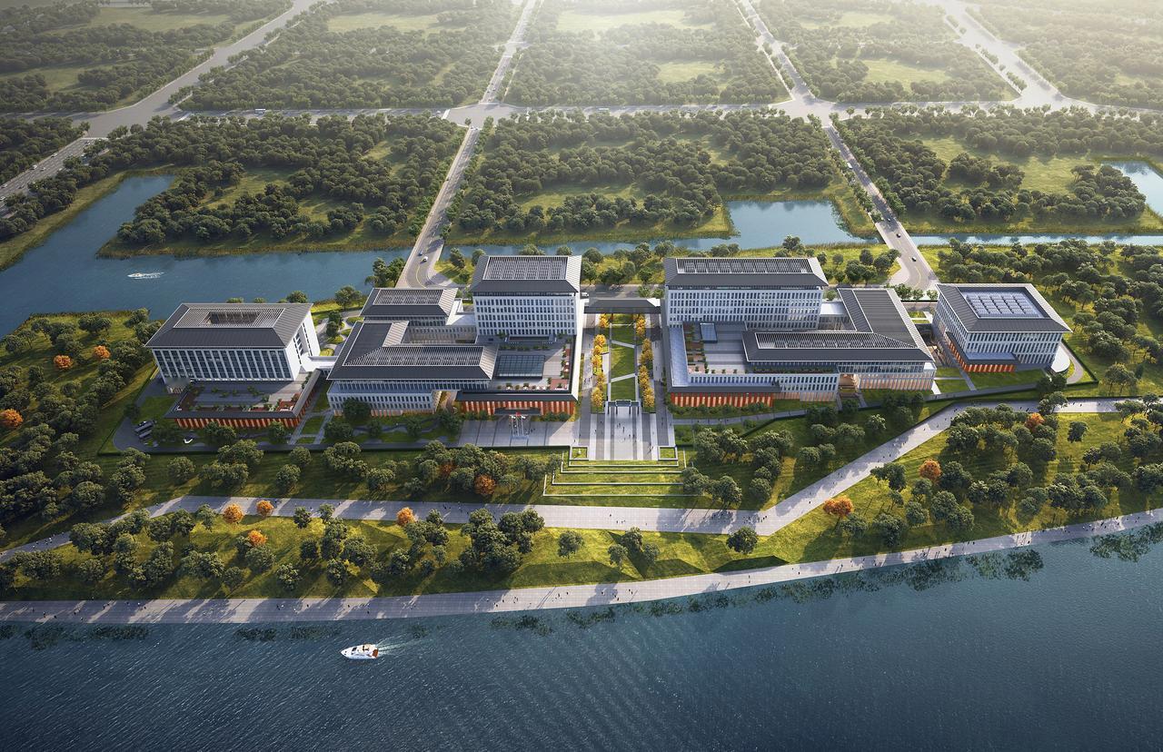 郑州北龙湖这个小岛上超级项目竣工时间敲定！北研新材料产业园于2025年3月份开