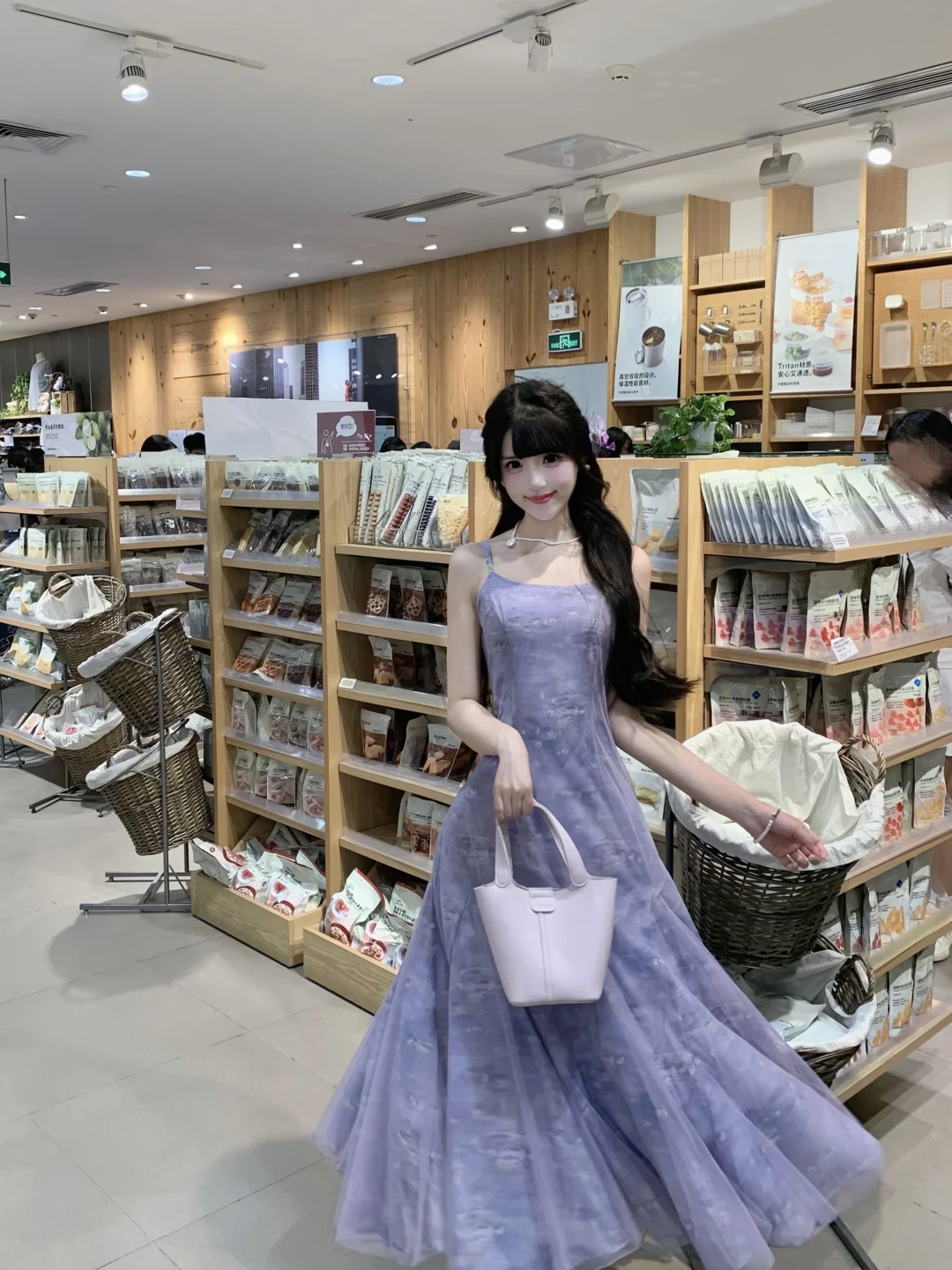 妹妹说紫色很有韵味💗