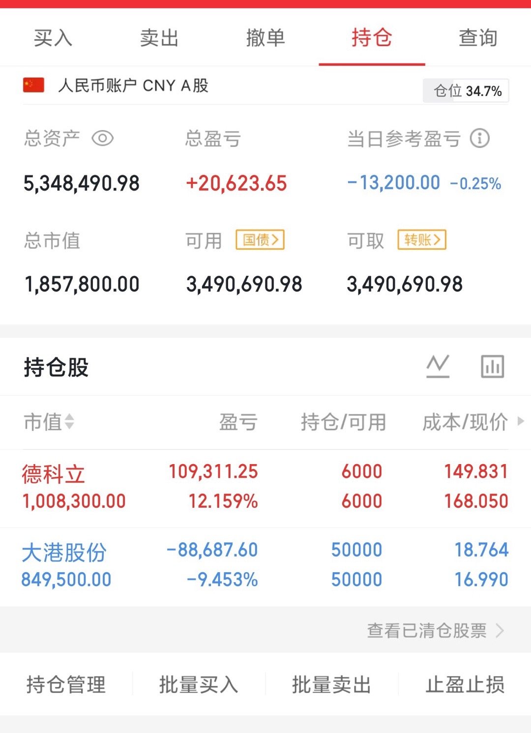 这种情况多看少动，盈盈还是没动