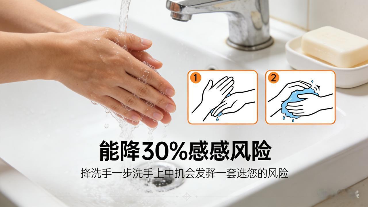 洗手能降30%感染风险！甲流防护权威指南甲流元凶大揭秘！橙子未上榜，第一名
