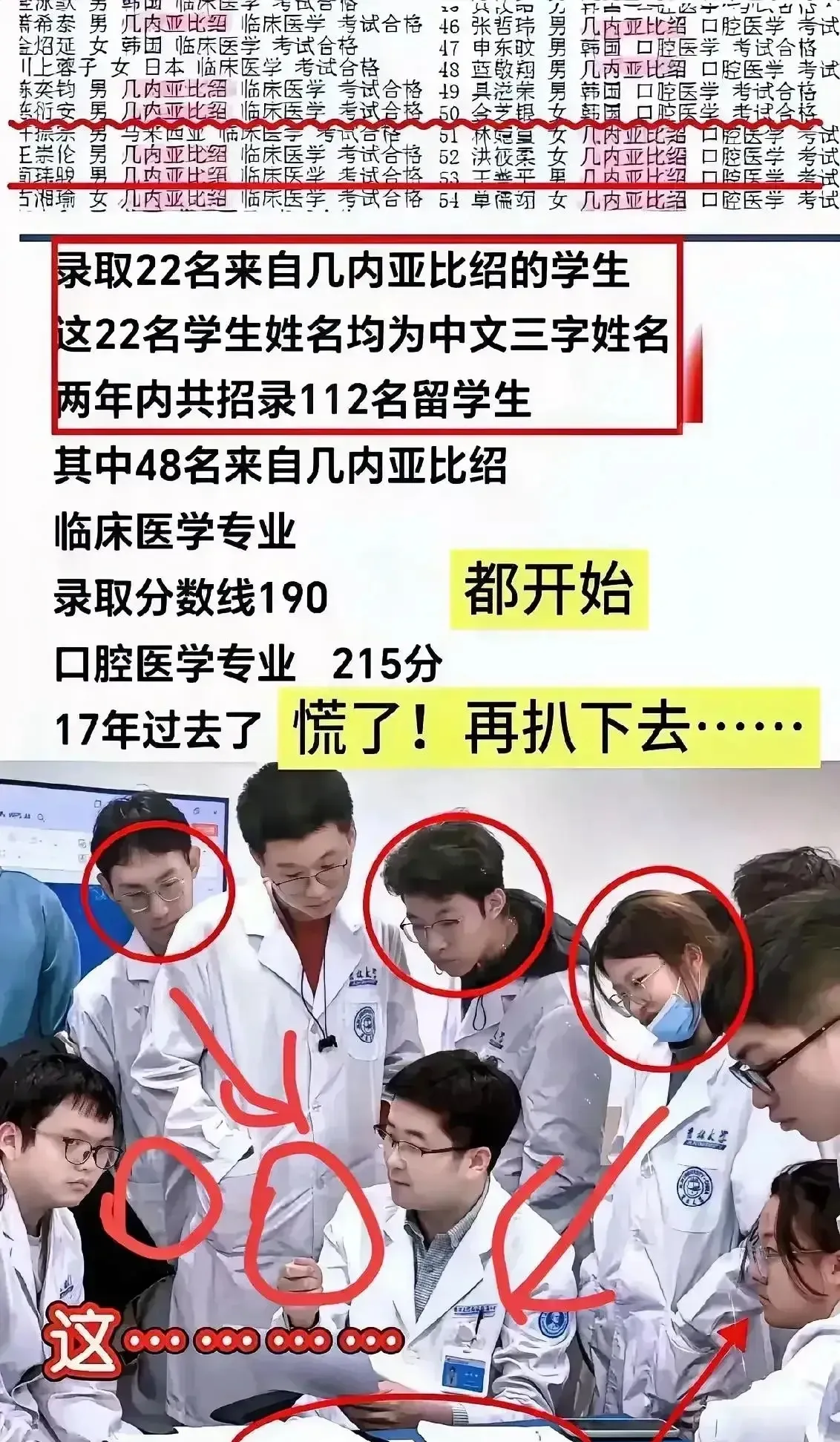 这事儿挺有意思，网上有人说北大医学部有48名几内亚比绍留学生，他们的姓名都是三字