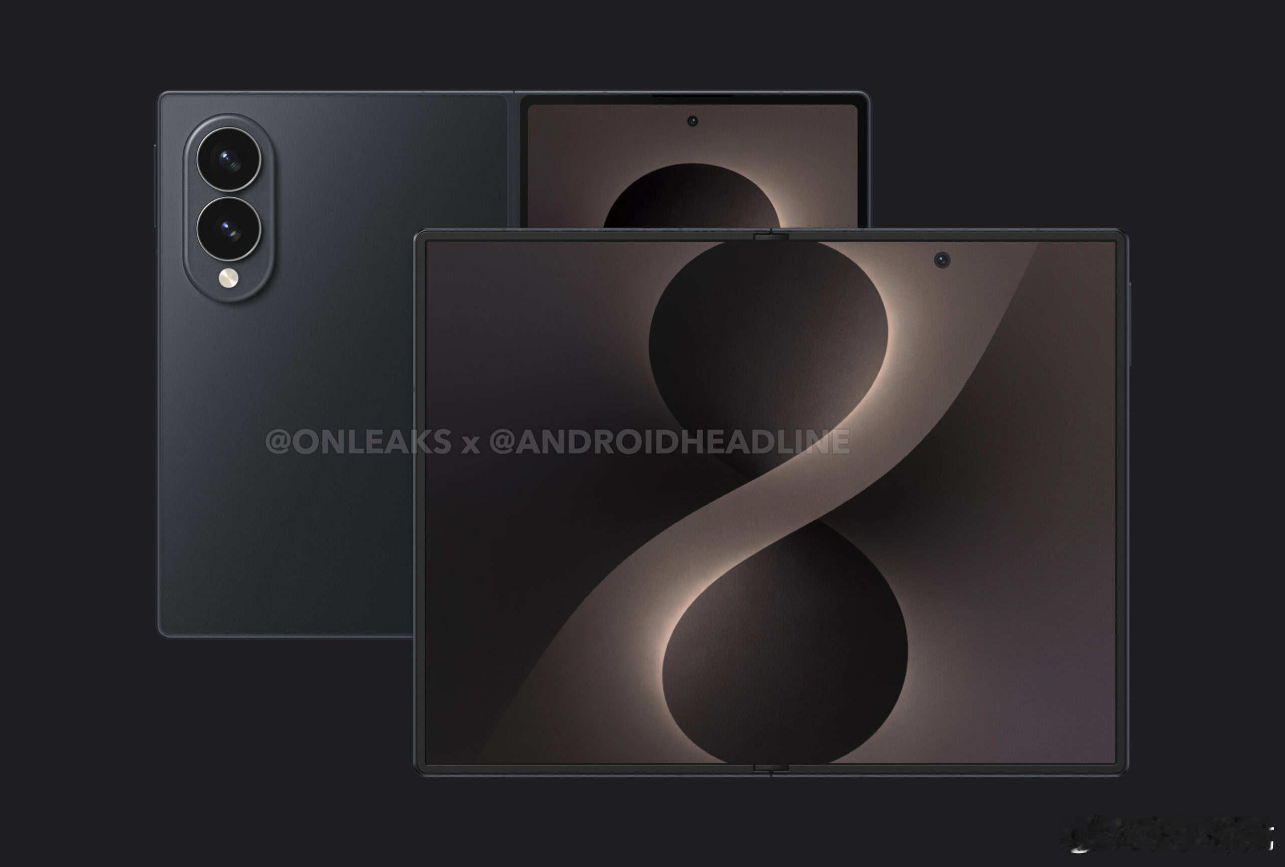 三星阔折叠机模曝光三星首款阔折叠GalaxyZFold8Wide曝光，不同