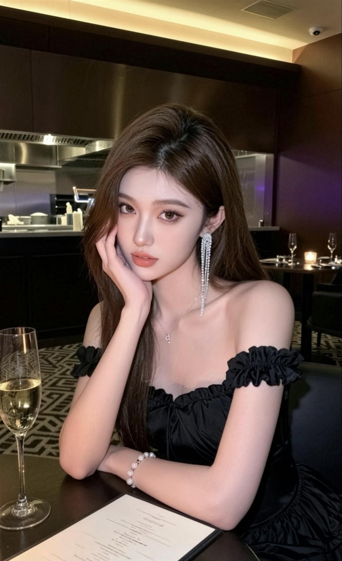 优雅黑裙，尽显魅力🌸🌸🌸气质黑裙搭配轻奢时尚黑裙女生怎么穿搭彰显气质