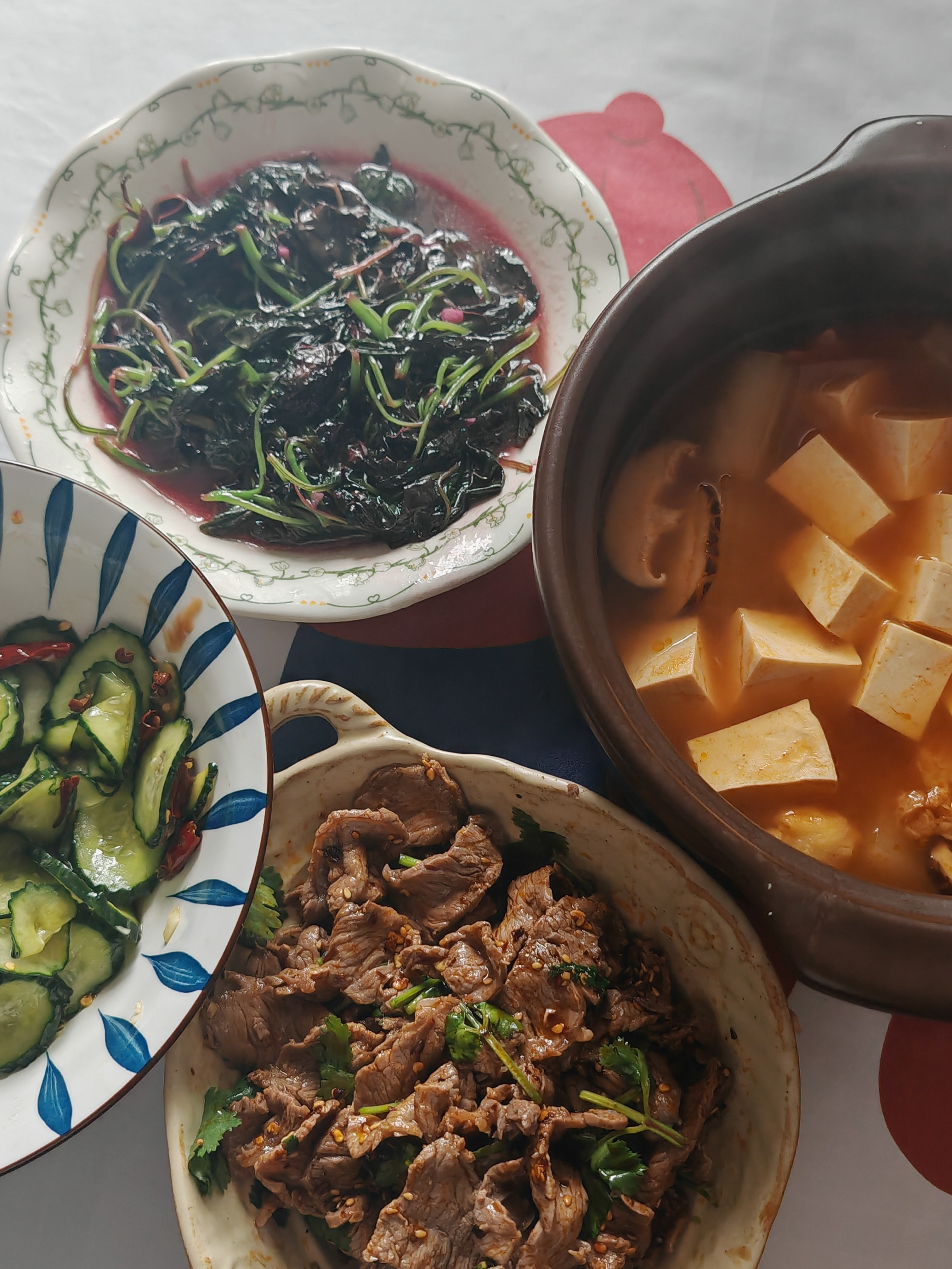 午餐我已吃上你们吃了吗
