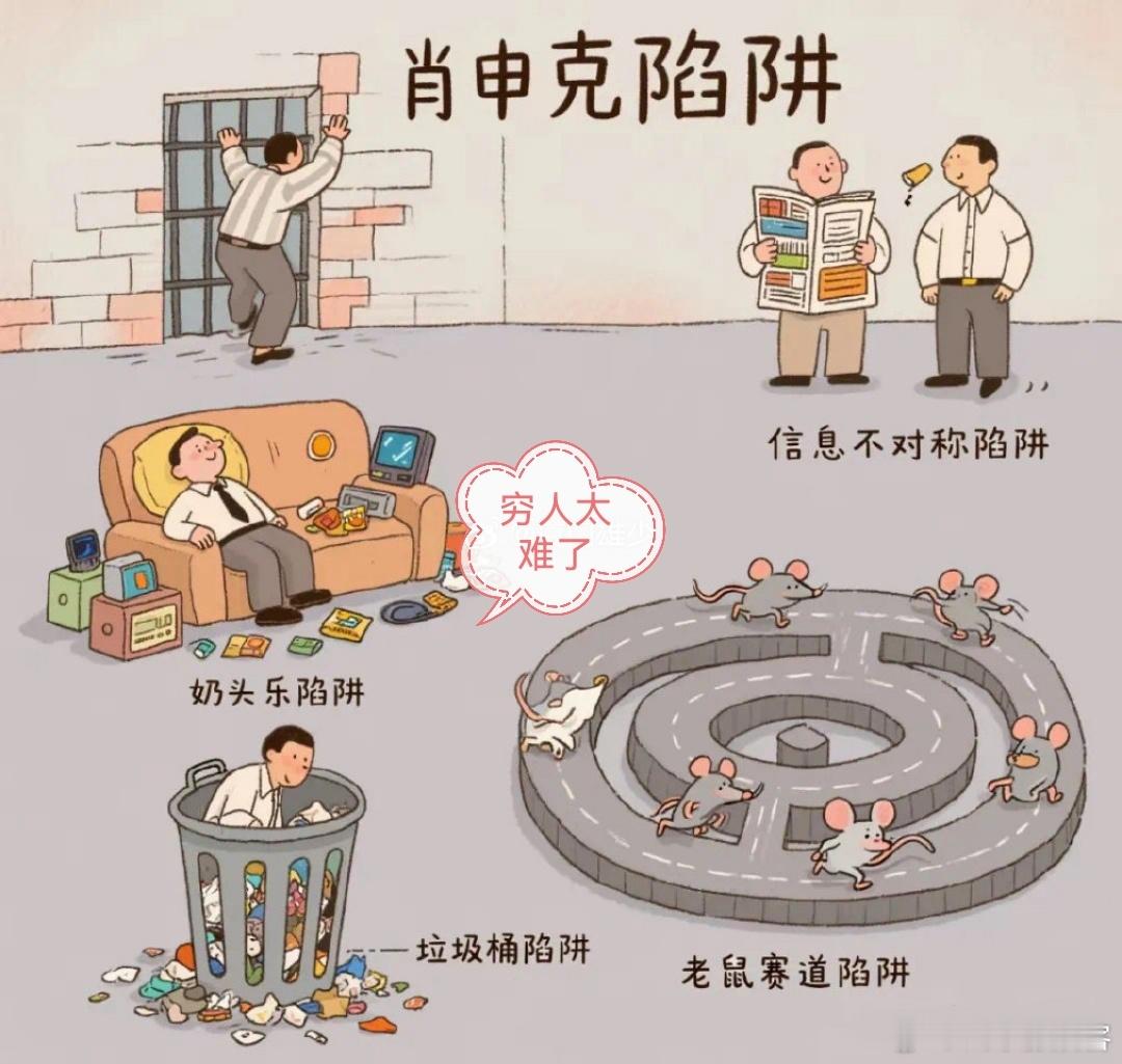 穷人的生活太难了！​​​