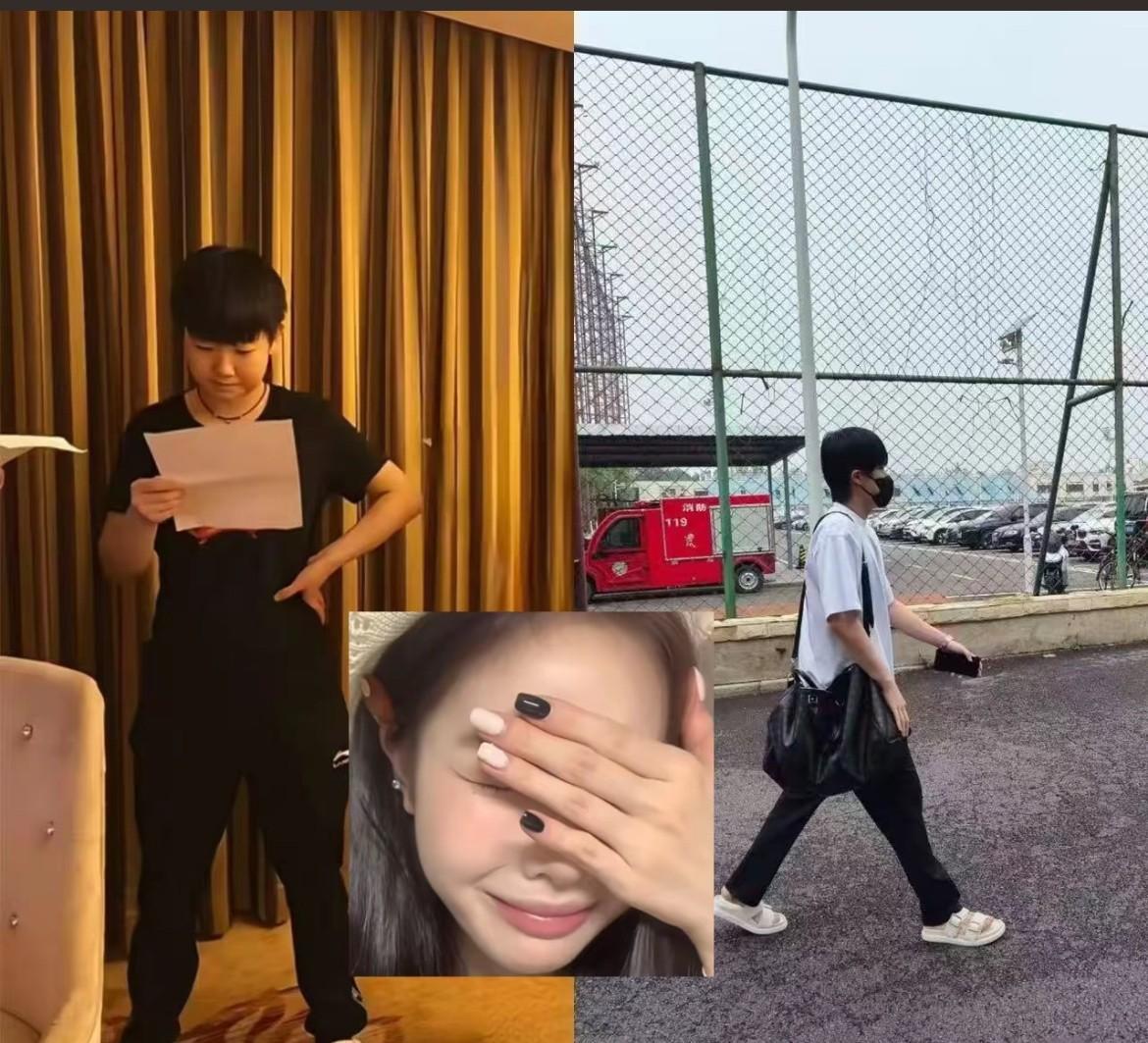 就说王楚钦今天这个凉拖很眼熟啊，原来莎莎也有个一样的啊（据说莎莎的李宁的）今日