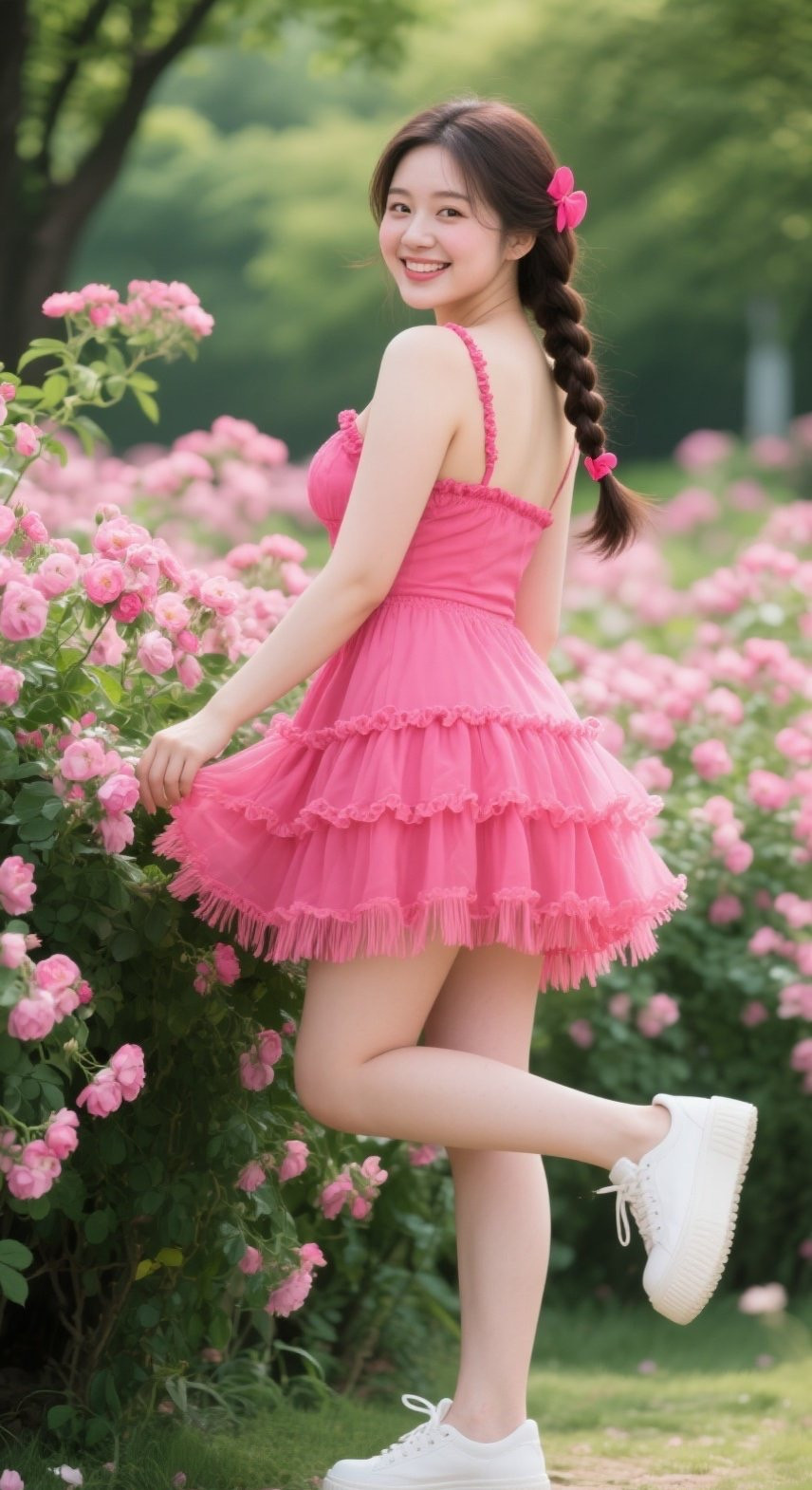 少妇花下娇嗔肉肉更迷人
