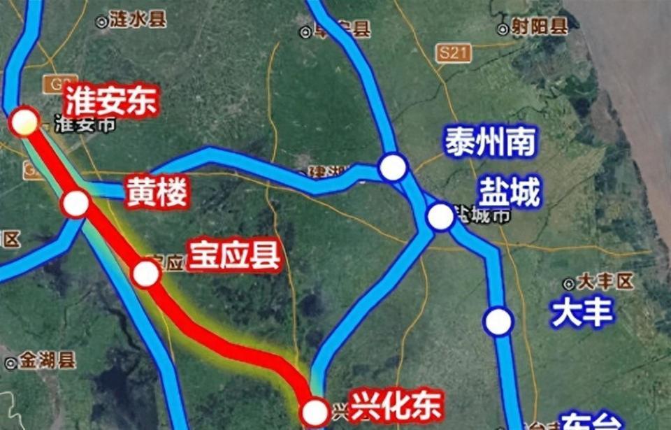 淮安宝应兴化高铁规划对盐城的影响是很大的。利好层面盘活盐泰锡常宜干线：淮兴