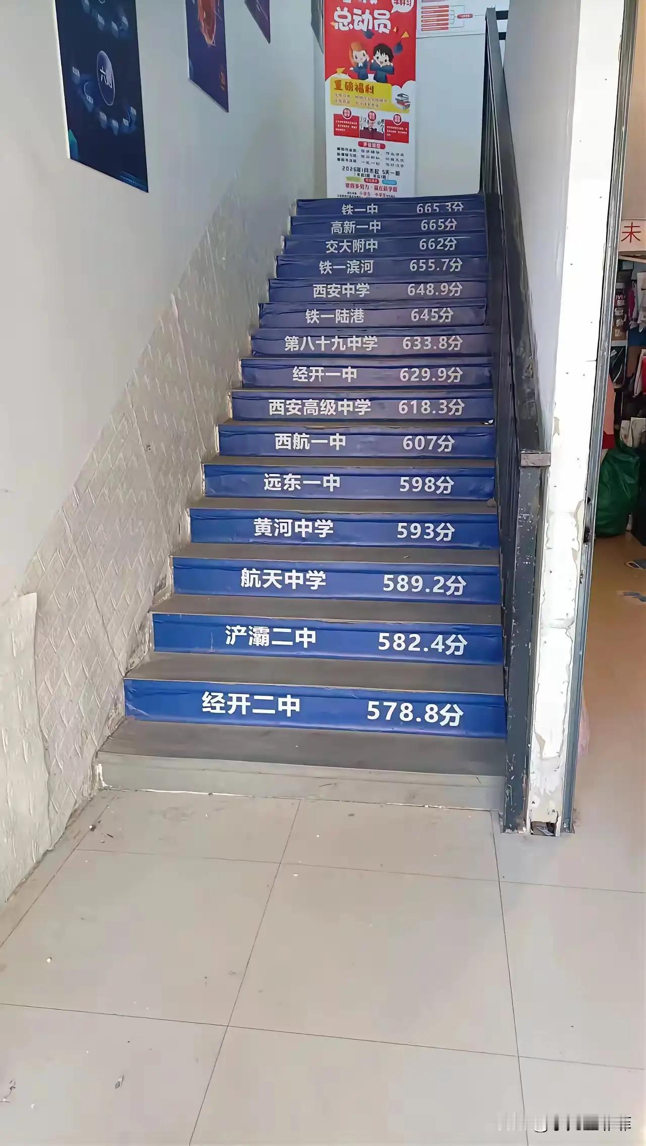 这个楼梯上其他的学校我都没有疑问，说实话也不太清楚，但是我想知道为什么没有西北工