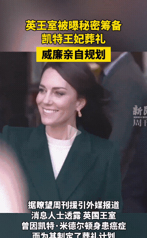 王妃葬礼准备威廉王子策划天呐！这简直让人不敢相信！凯特
