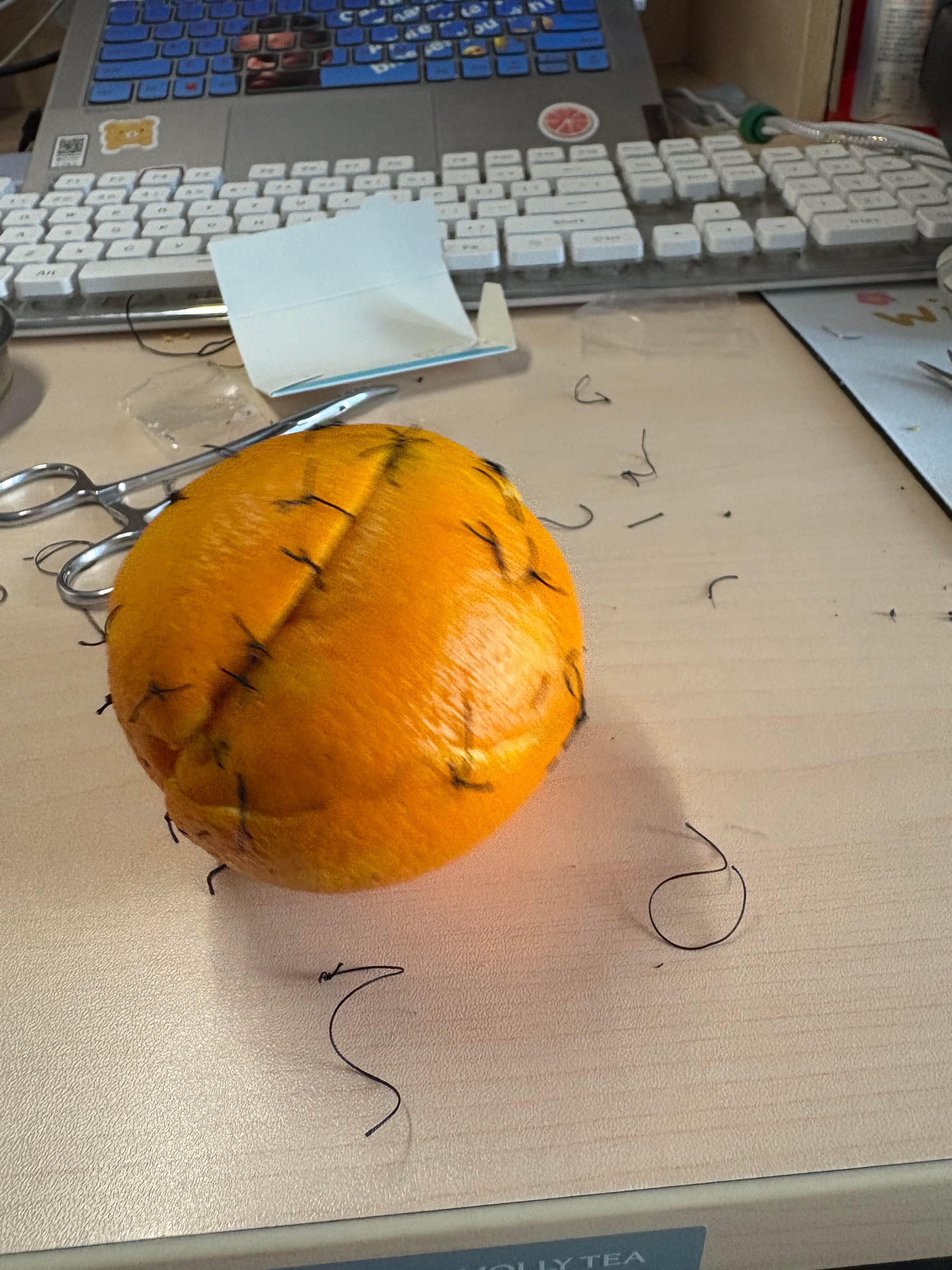 医学生的外科缝合练习