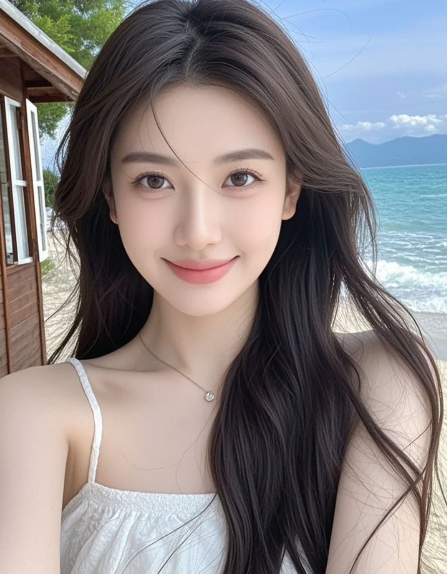 镜头里的海天，比不上你眼里的光呀。
