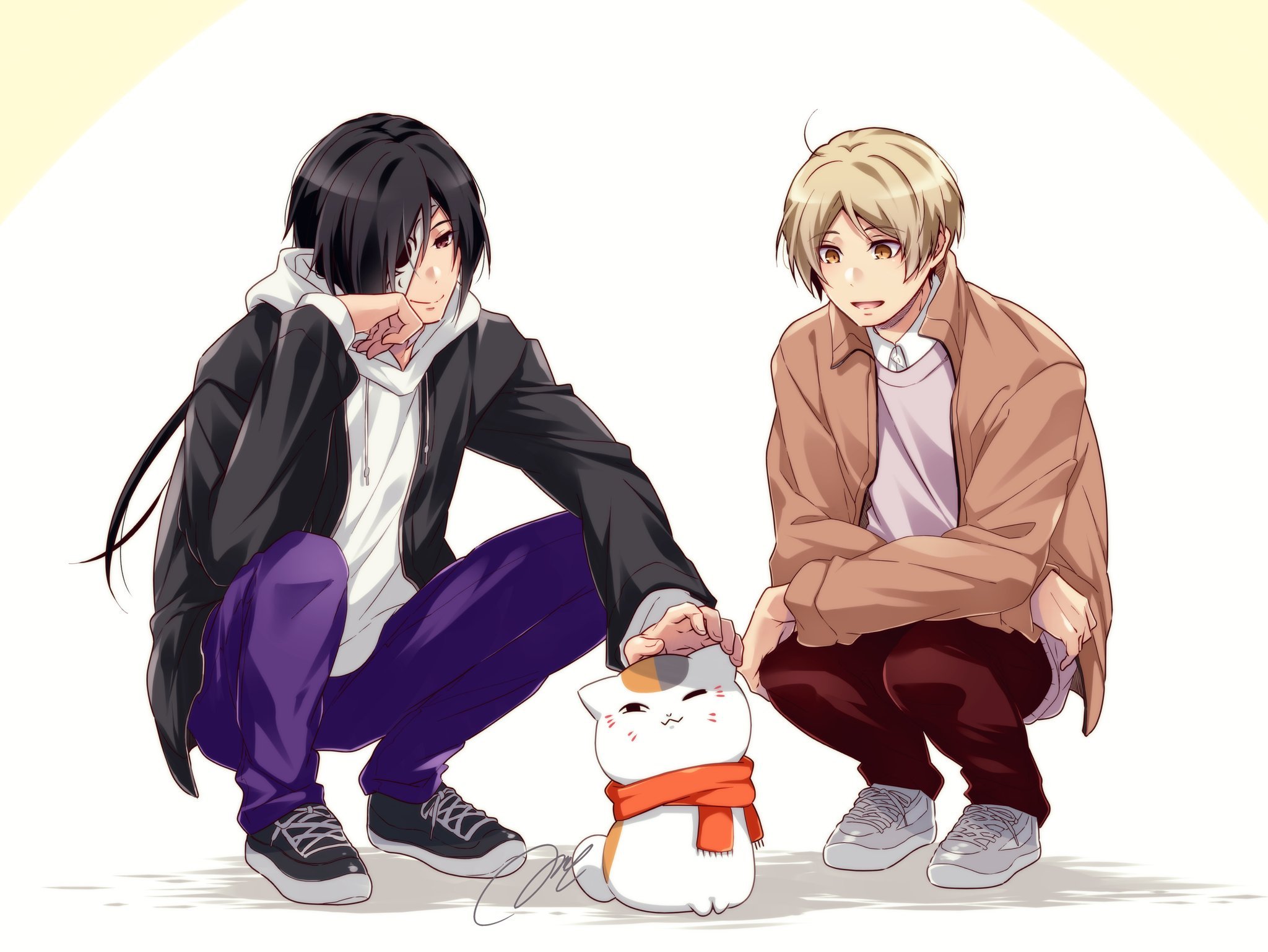 夏目友人帐的夏就这个的夏我真的好可.😖绘：tsuiri_siroiro