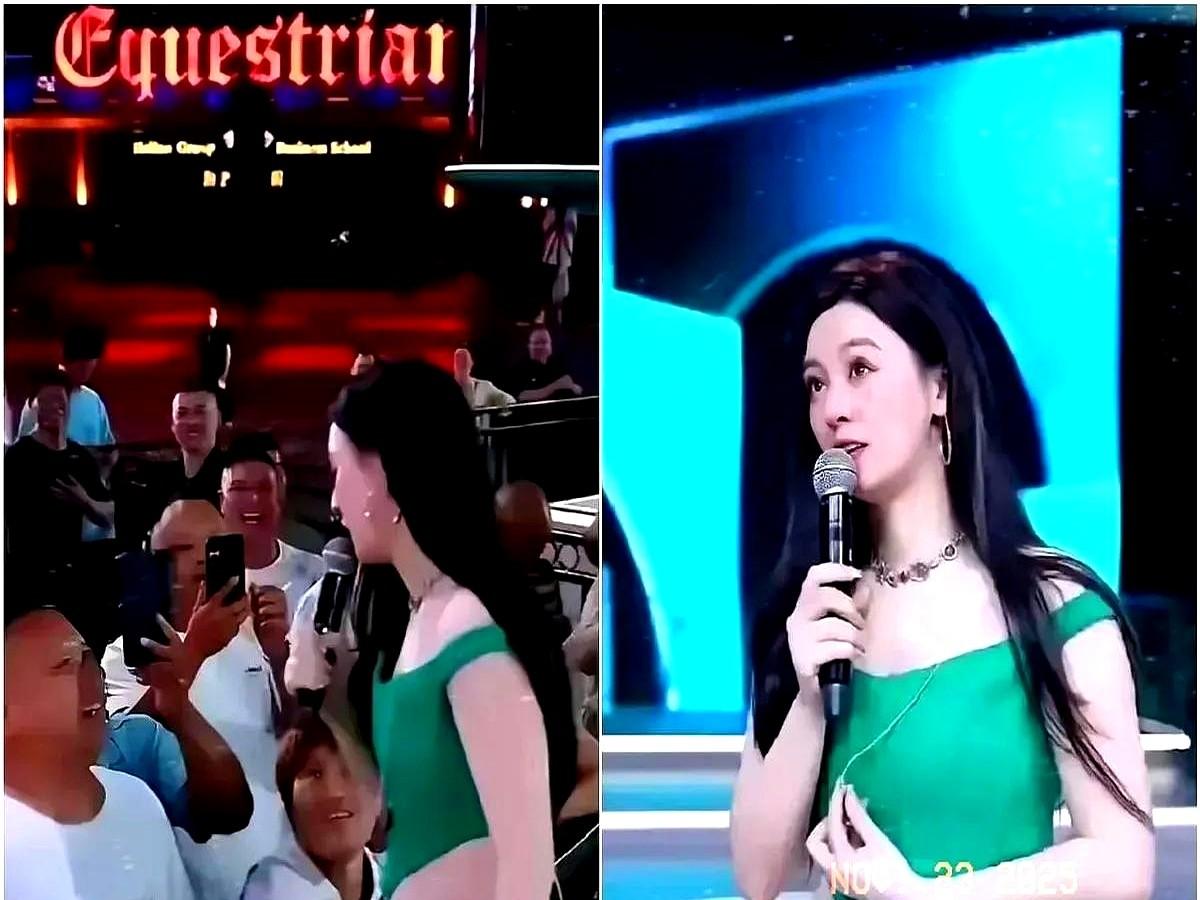 歌手唐艺在成都演出，台下有人喊她“唐老鸭”。那个不礼貌的外号从台下飘过来，她就