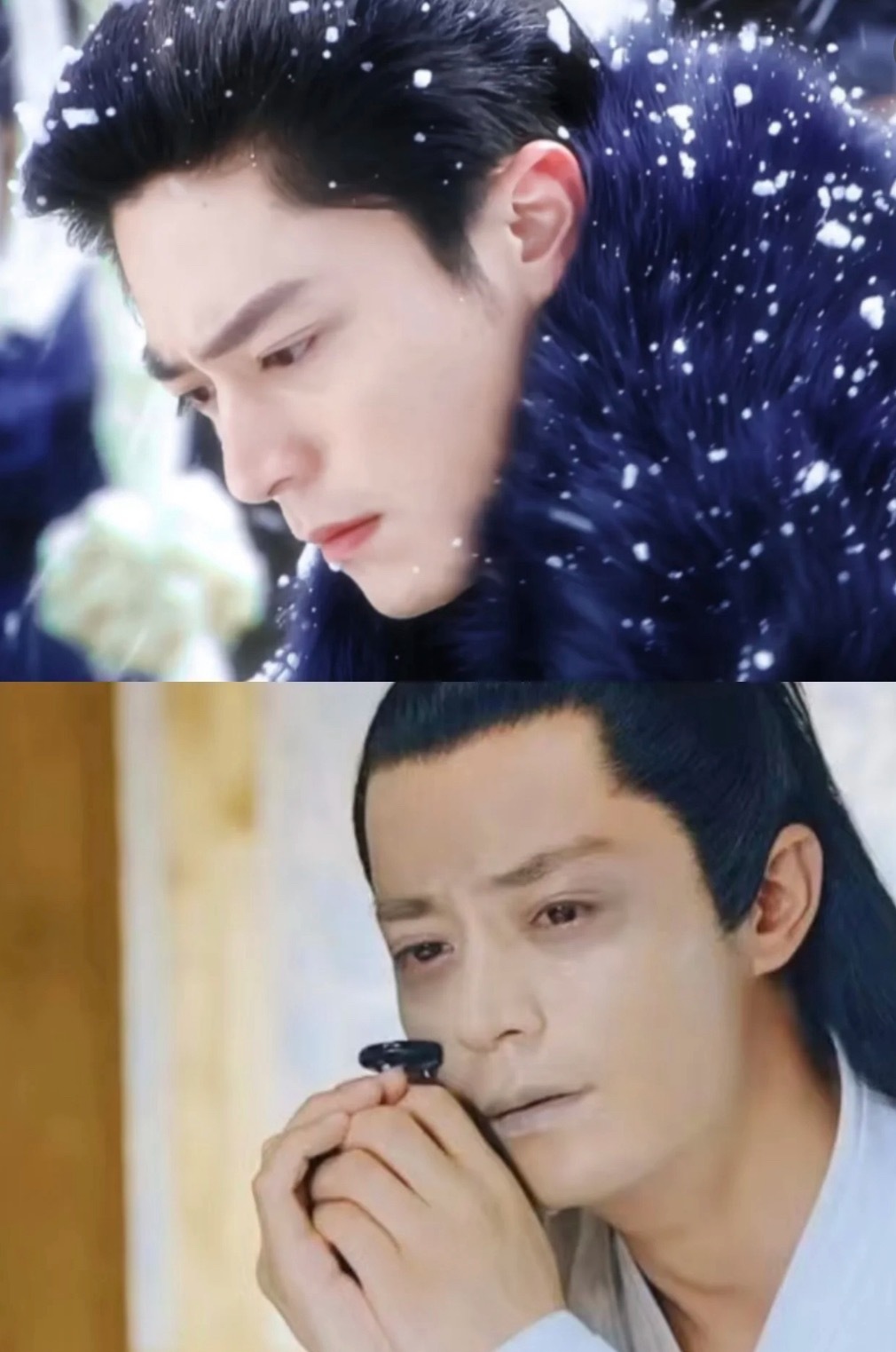 当年小小的老子硬是没反应过来白子画这个糟糕的肾虚黑眼圈妆花千骨中毒似的口红➕奇怪