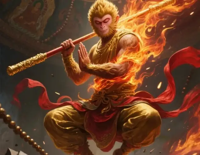 烈火真金齐天大圣,大闹天宫行者悟空精美图片分享
