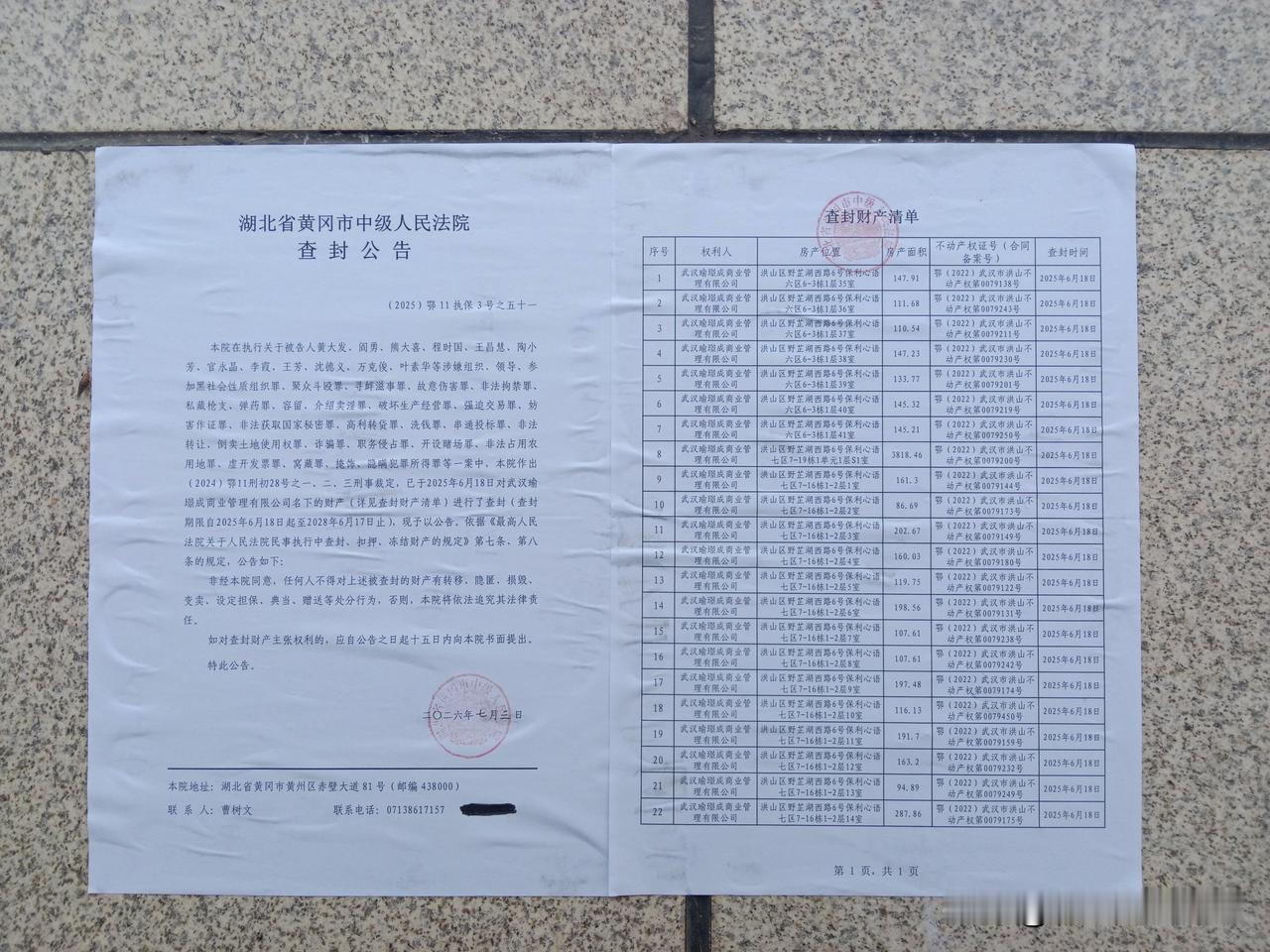 黄大发的事好像还没有完全了结呀，大家可以看看，在洪山区的保利心语一带，又有了新的
