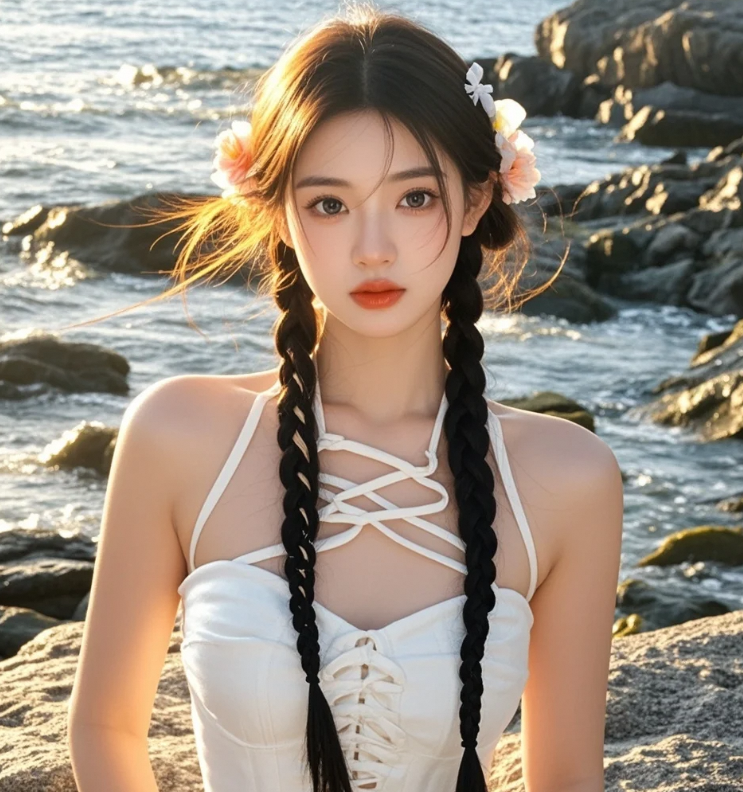 绝色美女鱼骨衣，火辣身材勾魂摄魄