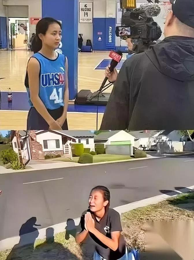 同一个姑娘一年变了样谁能想到去年还是被全网捧着的女篮追梦天才，今年就蹲在