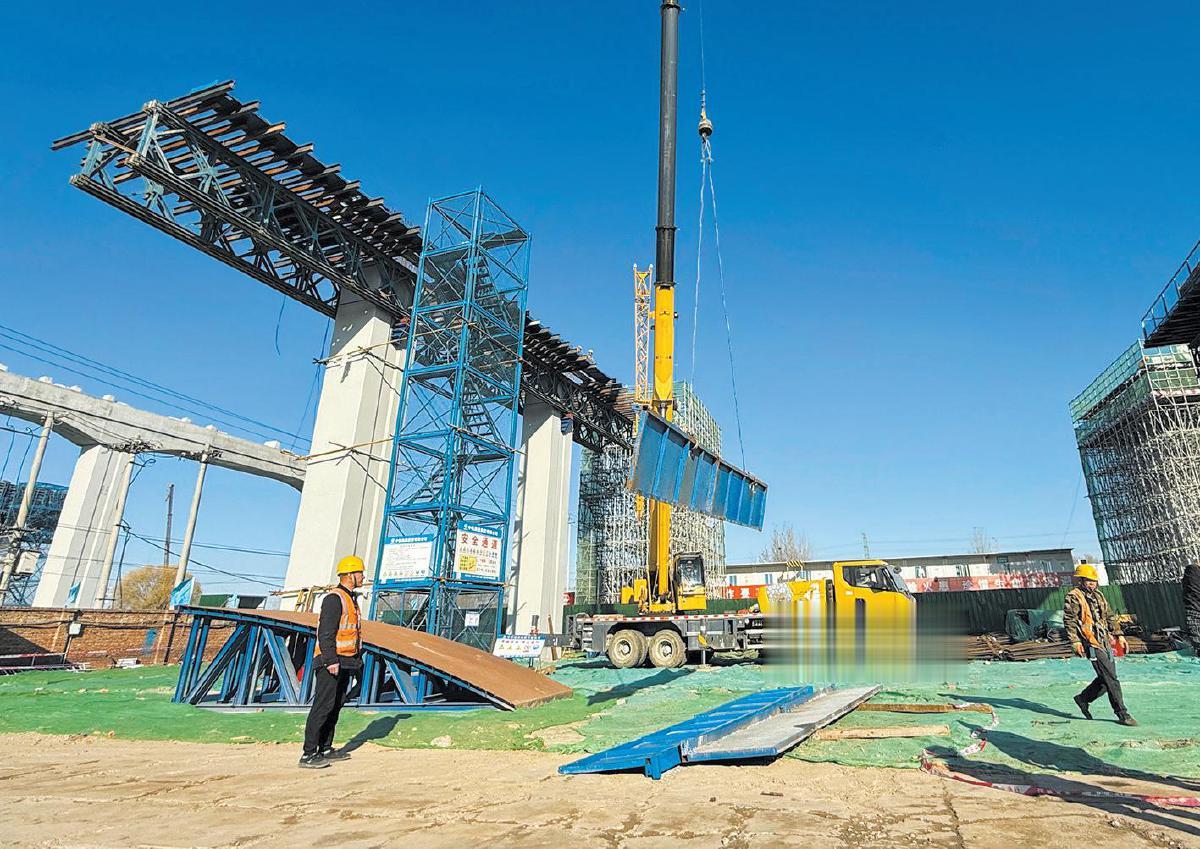 北京亮马河北路加紧建设 将直达机场二高