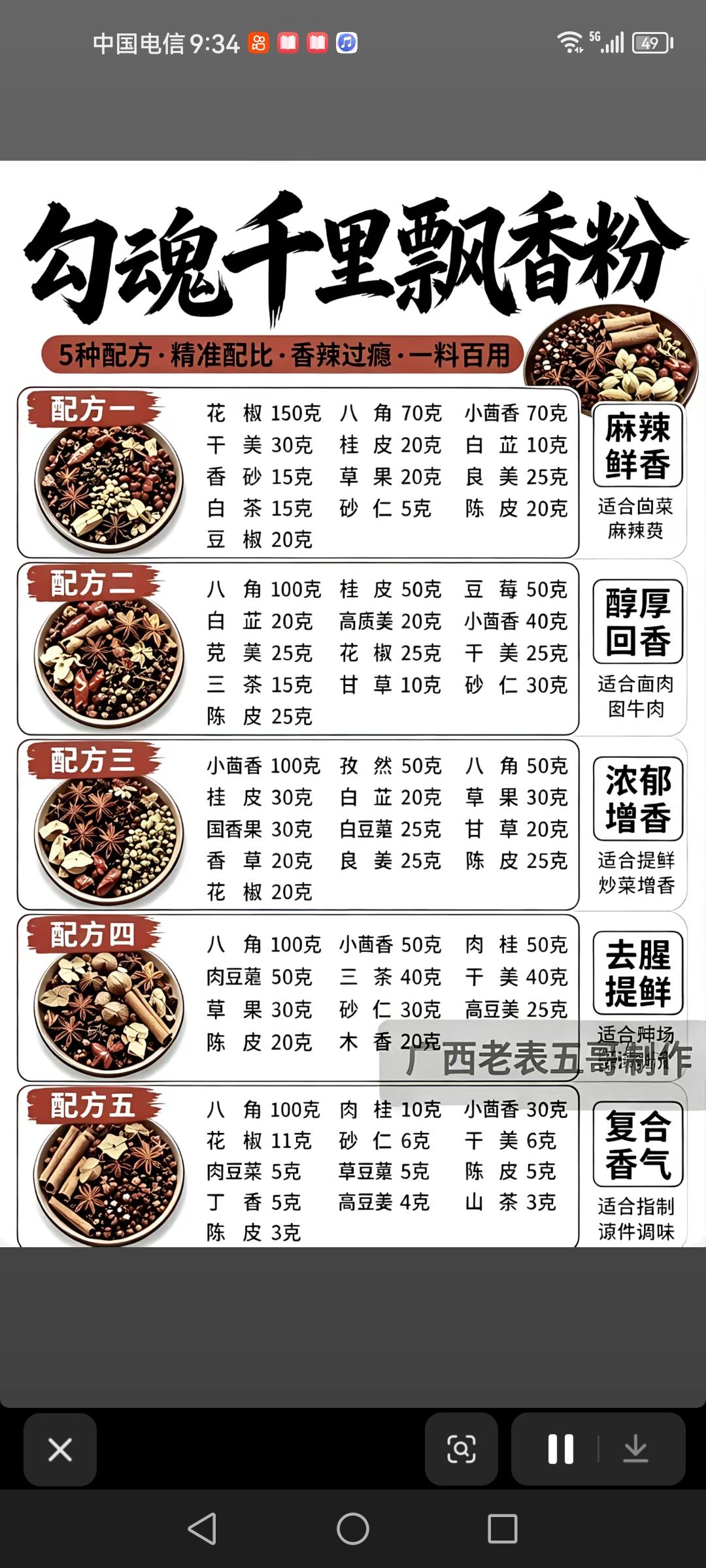勾魂千里飘香粉，香辣手抓骨配方，水煮鱼配方，凉皮全套配方