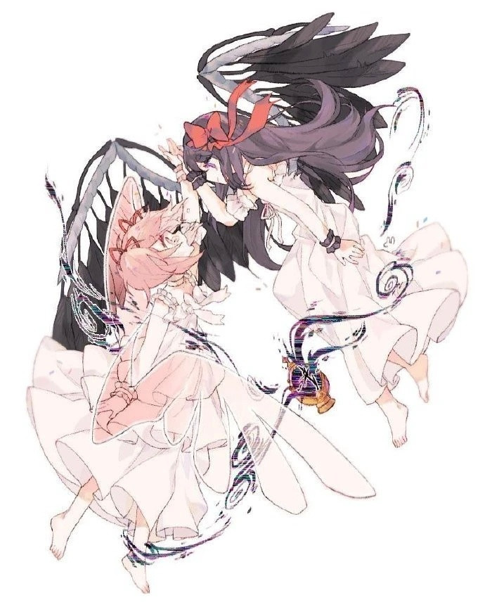 动漫动漫壁纸暖色调，软萌萌的插画小品。​​​