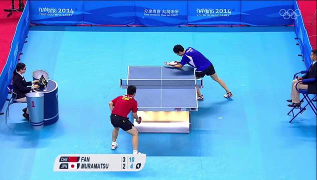 2014南京青奥会男单决赛樊振东 4-2 战胜村松雄斗