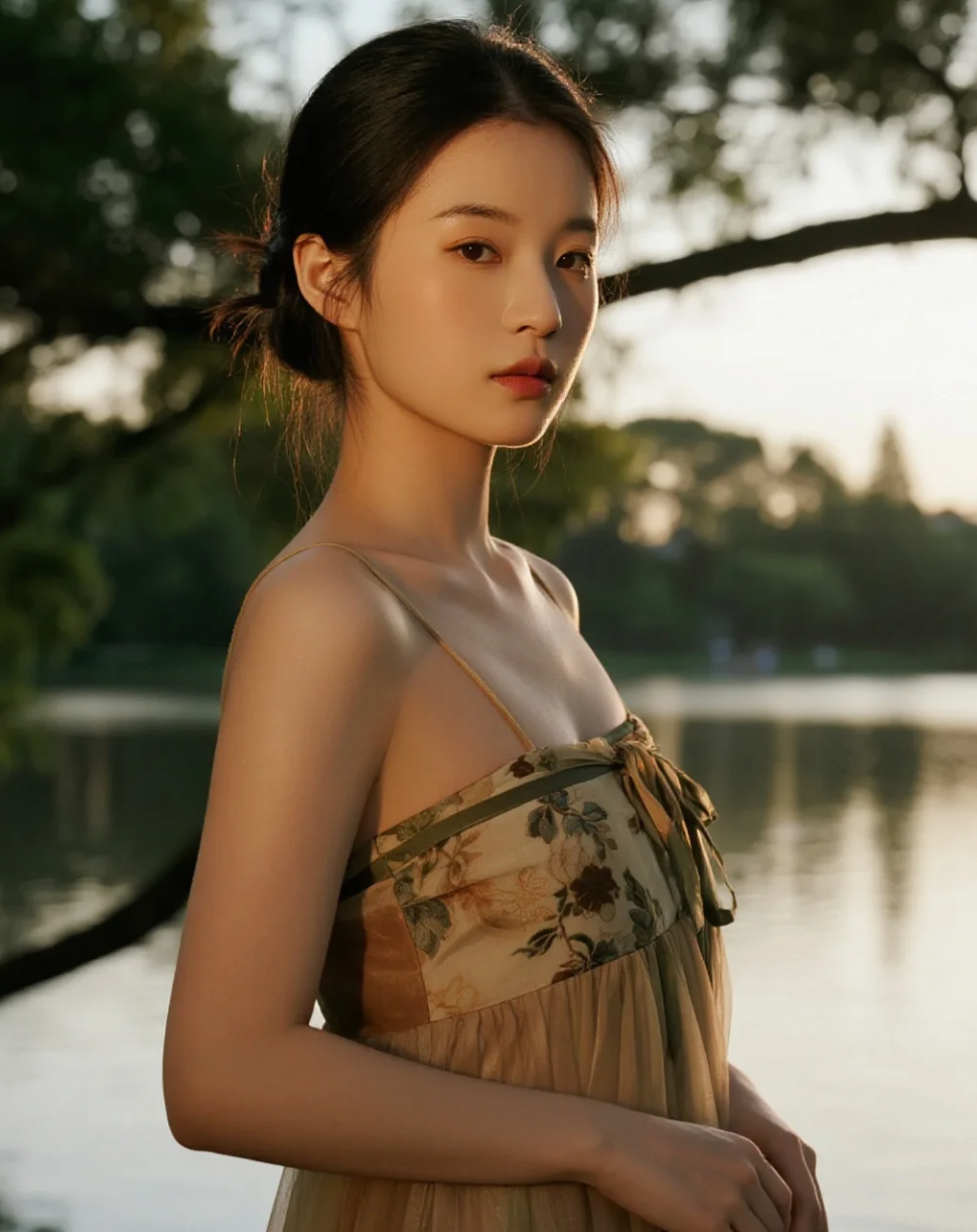 清新脱俗的她，是你的理想型吗？
