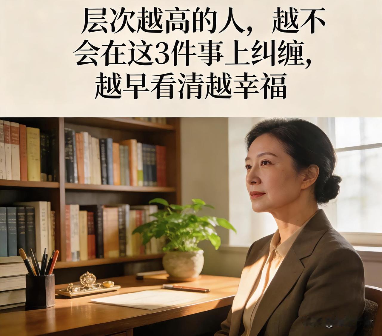 层次越高的人，越不会在这3件事上纠缠，越早看清越幸福人这一辈子，很多痛苦不