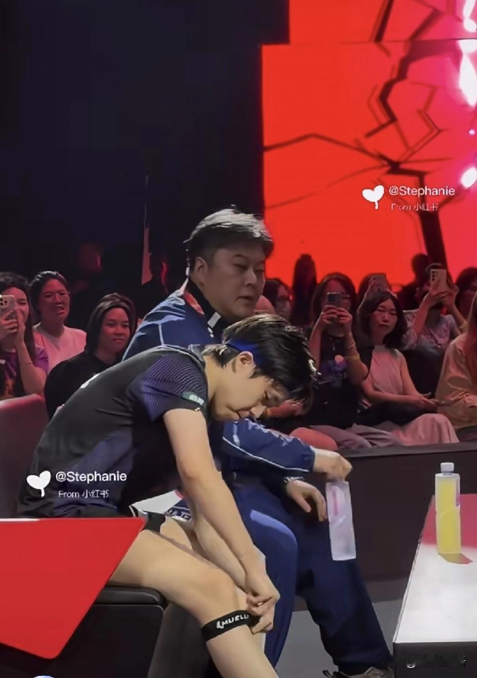 王楚钦说觉得自己在休息调整了几天后整体状态还是比较正常的，他说今年也是和家人一起