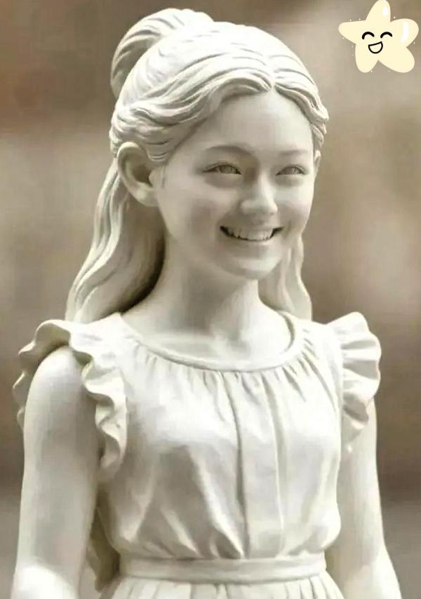 刚在网上看到一张照片，简直太像了！要是能雕成这样该多好啊！很美很美，这就是大S年