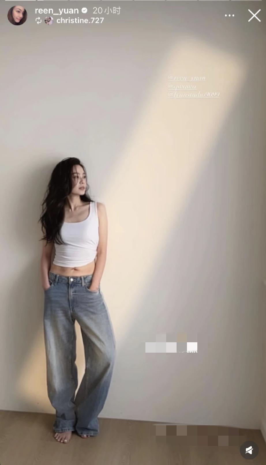 周渝民忙着开演唱会赚钱，妻子喻虹渊也火了一把，晒日常近照，个子不高但很漂亮!