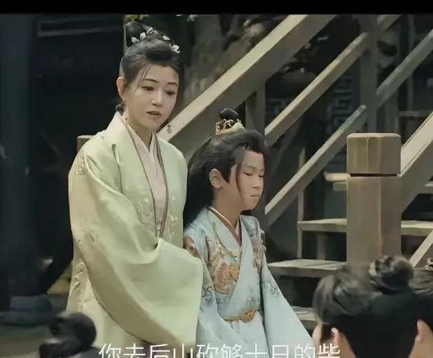 《藏海传》陈妍希客串男主母亲的角色，露脸镜头不多，人设应该是贤妻良母，演技过关，