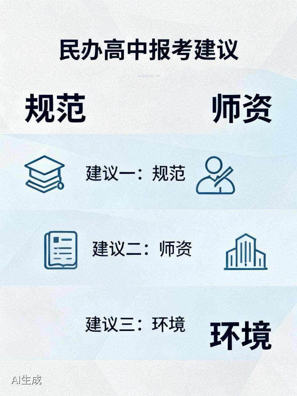 昨天下午，有个家长打电话问中考的事，并让我给她推荐一所民办高中。说实话，我自己