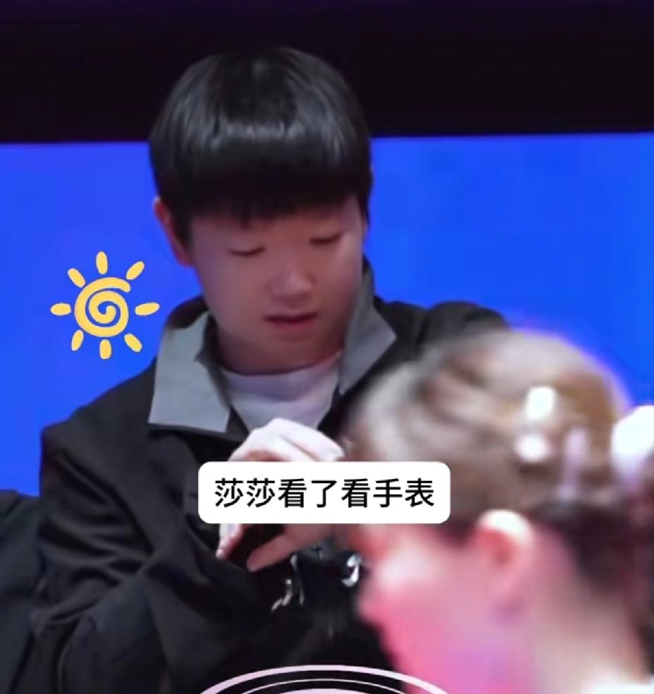 新疆乒超最后一天，王楚钦和孙颖莎都回北京了，因为不管他们参不参加比赛，魏桥