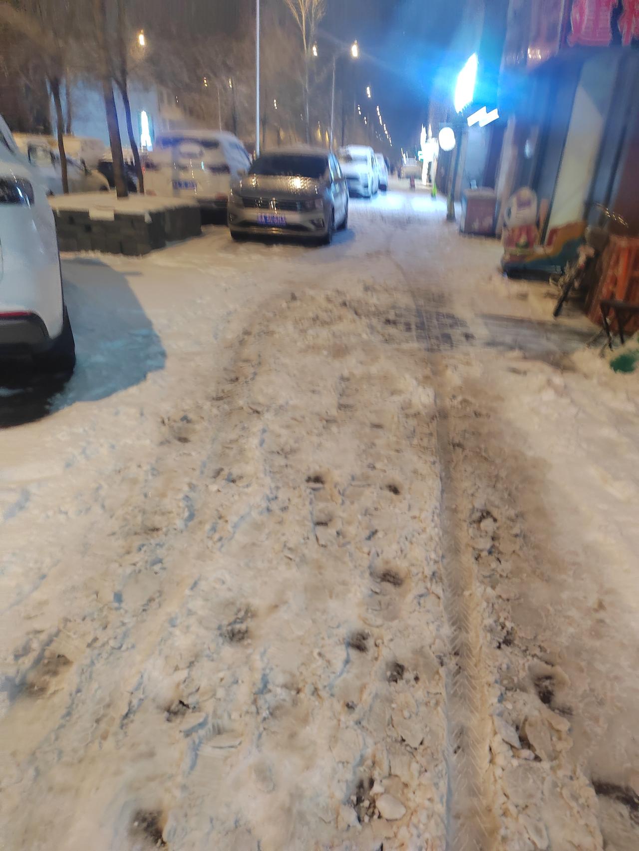 这大雪4月真的是罕见啊！本来以为雪不会存住，刚开始下的时候到地上都化了，后