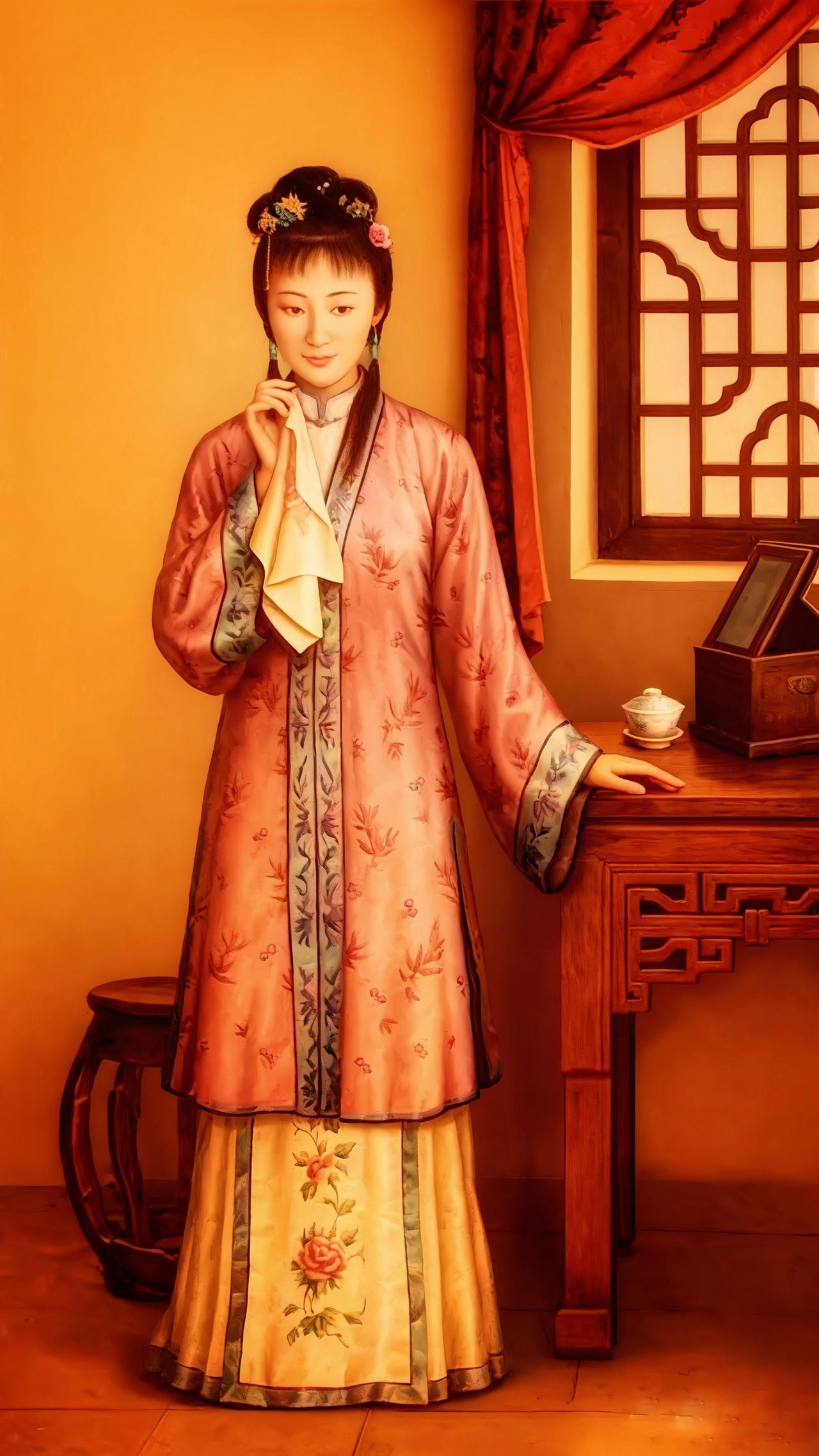 汉服之美在华夏国风古韵古典妆造红楼梦红楼梦人物仿妆