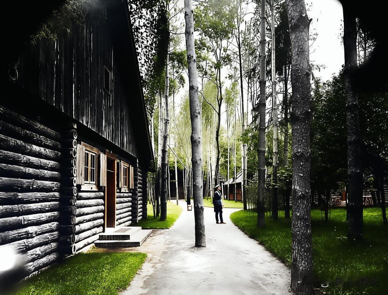 在波兰东北部肯琴郊外的那片森林里，如果你走进去，可能会被脚下纵横的灰色混凝土绊倒