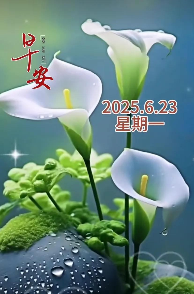2025年6月23日，星期的秘密，早上好！